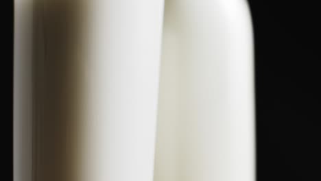 un vaso de leche
