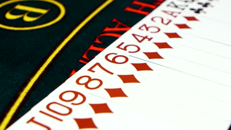 poker cards on a table