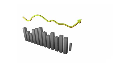 chart showing changing statistics