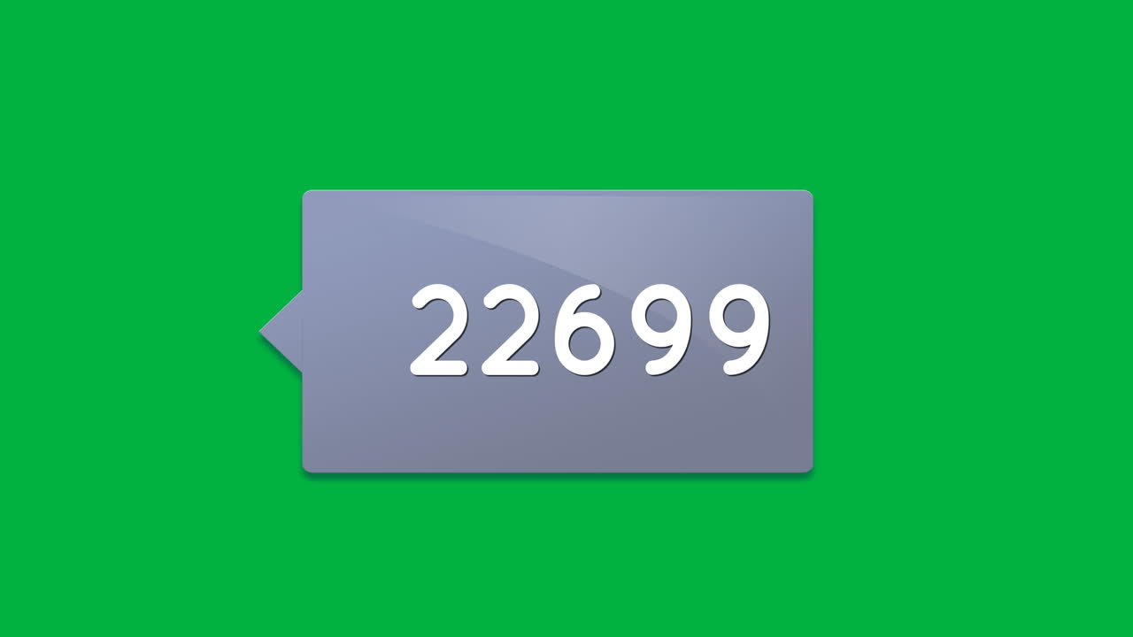 caja de chat gris con números 4k