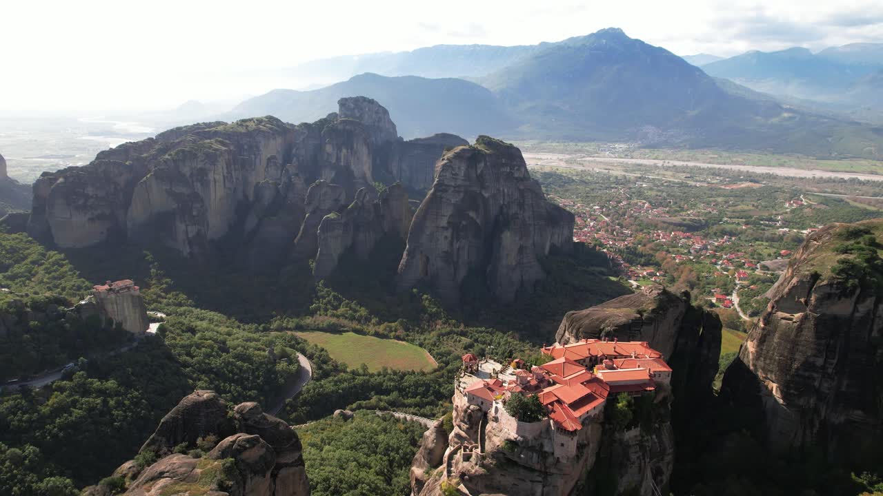 '메테오라 그리스 (meteora greece) '의 드론 촬영