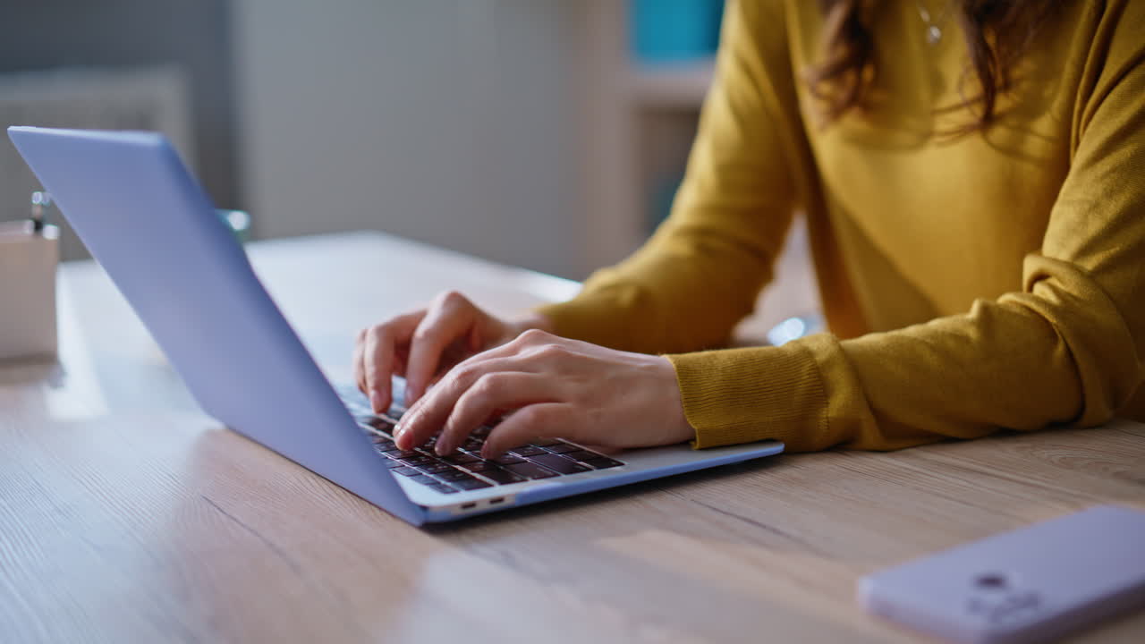 Working lady checking cellphone feeling stress at workplace closeup. Upset woman