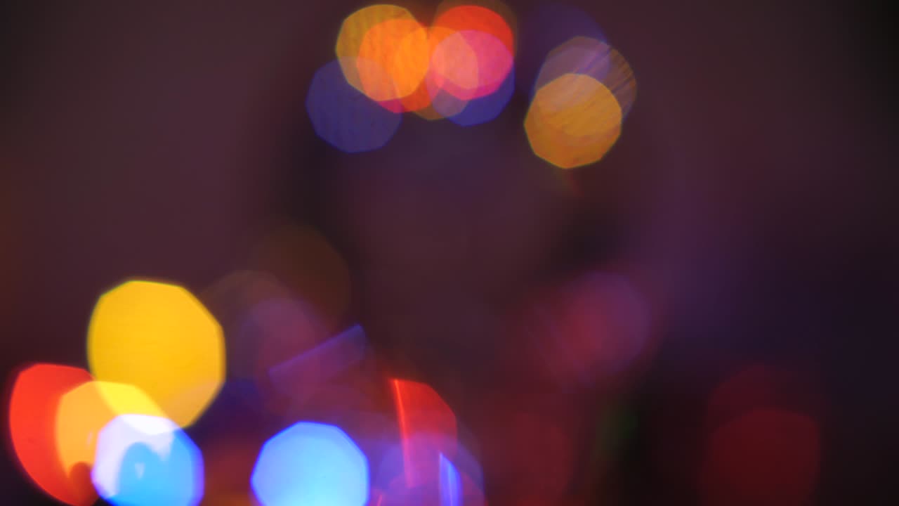 luces festivas y brillantes de navidad