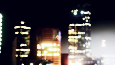 blurred abstract background lights cityscape view