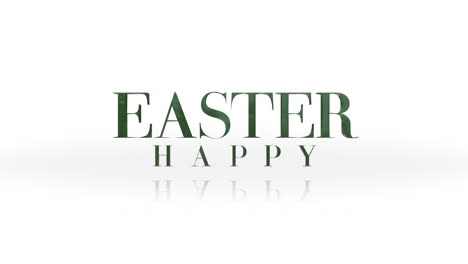 happy easter logo a festive celebration in green letters