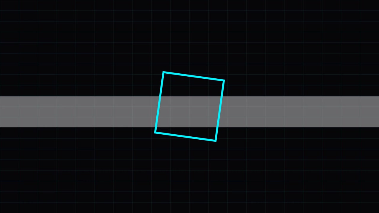 Abstract Motion Graphics with Geometric Shapes and Grid Lines