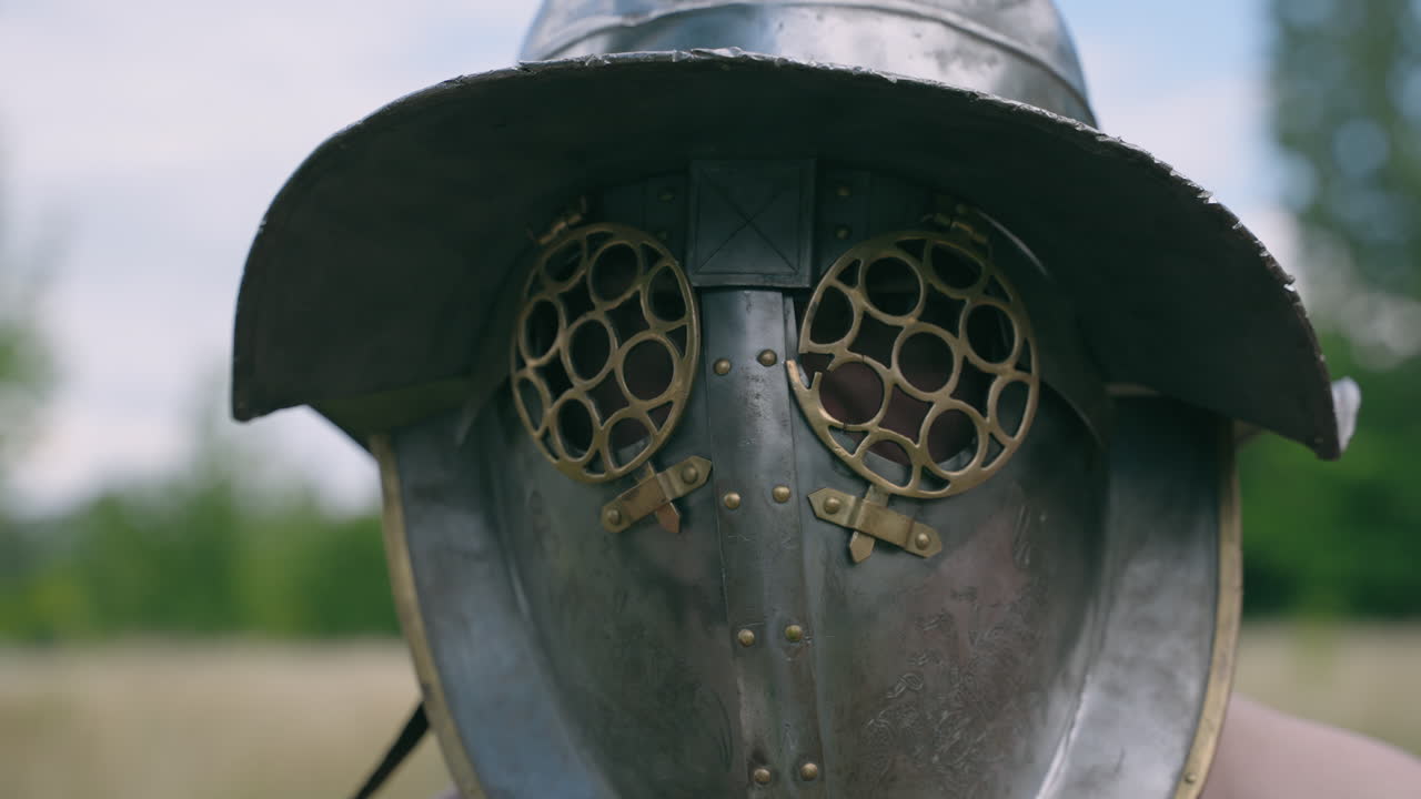 Ancient Roman Gladiator Helmet