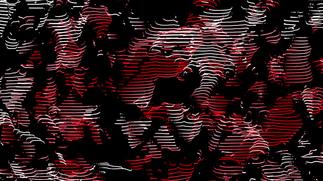 abstracto movimiento de línea moderna fondo bucle rojo