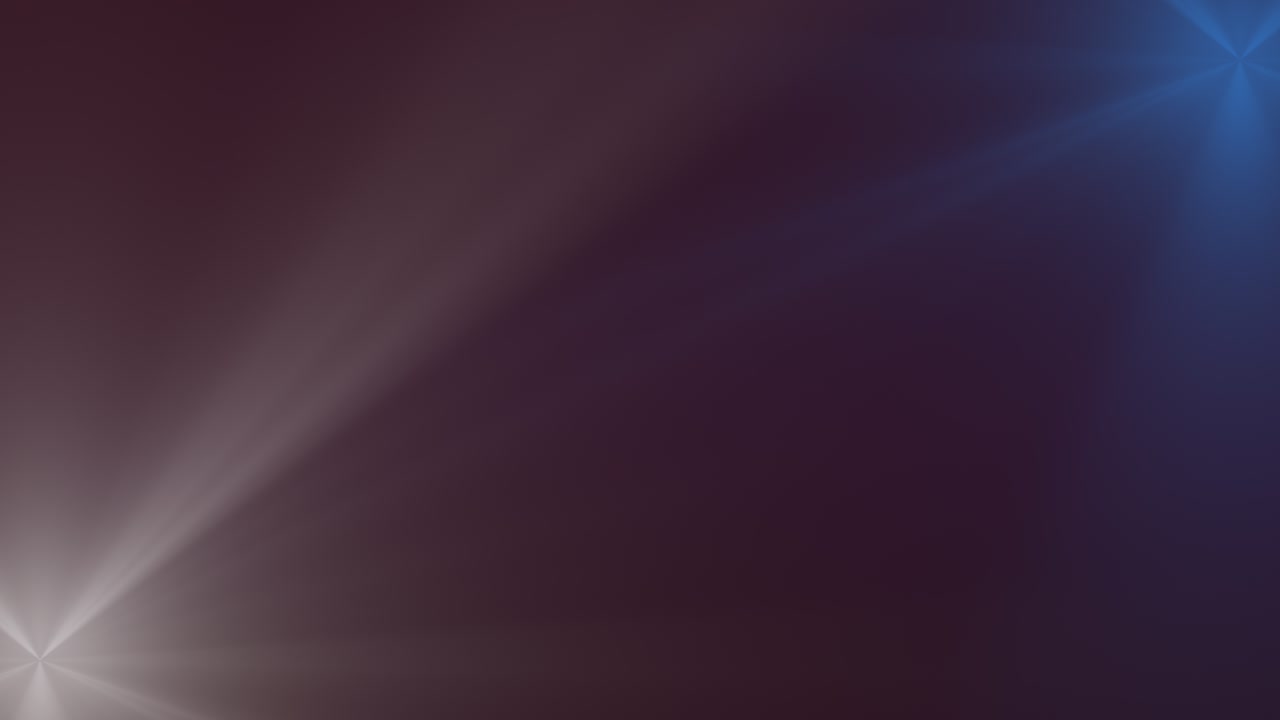 White and blue rays on dark background