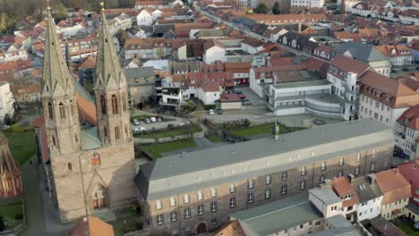 Drone-Aerial-of-the-Heilbad-Heiligenstadt