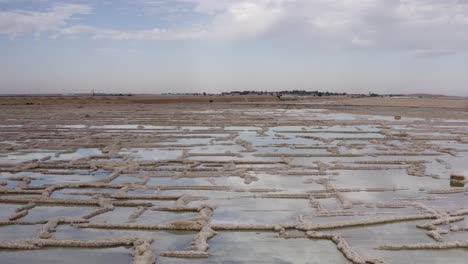 salt flats aerial view