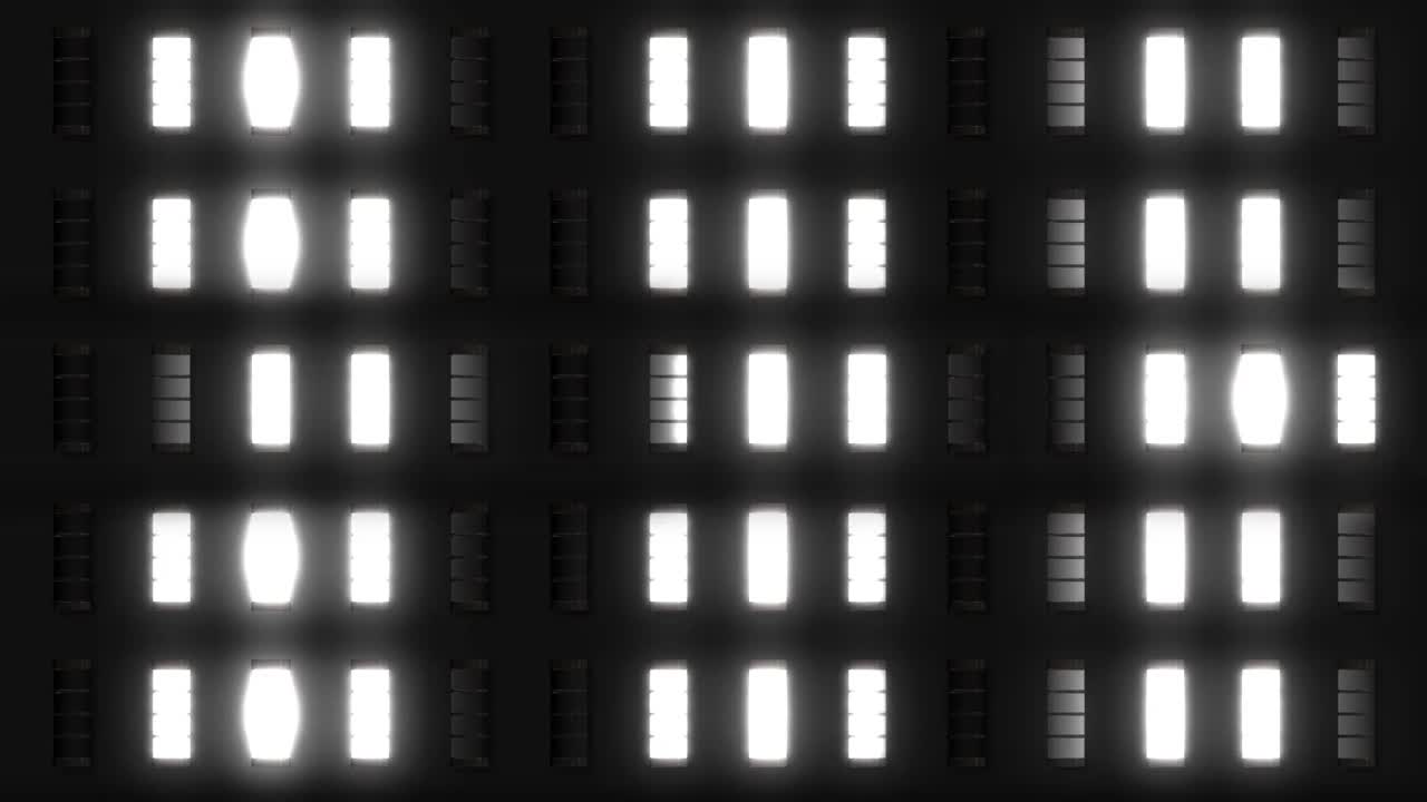 Abstract LED Display Pattern