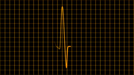 cardiogram cardiograph oscilloscope screen loop 4k