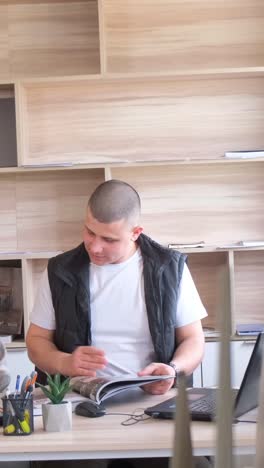 business meeting/work session in office