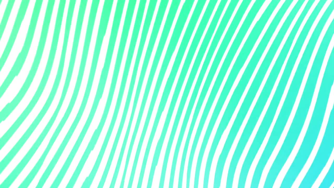 animación de formas en movimiento sobre fondo verde