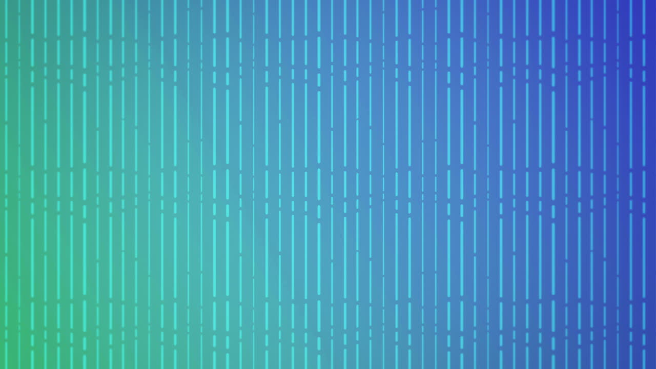 Modern geometric pattern with lines in rows on blue gradient