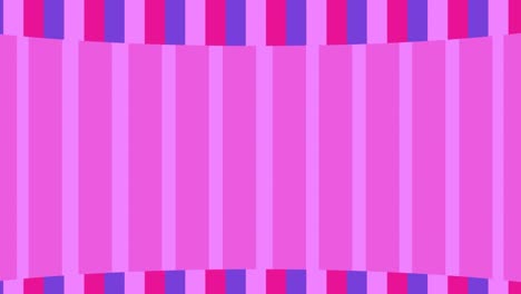 animation of red and blue stripes moving on pink background