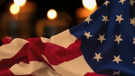 Bandera-Americana-Y-Velas