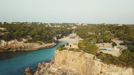 mallorca spain empty beach - no tourists - covid-19 - spain in europe - cala llombards east coast mallorca