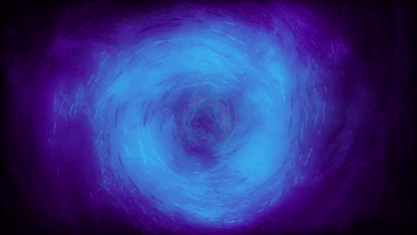 abstract swirling vortex in deep blue and purple