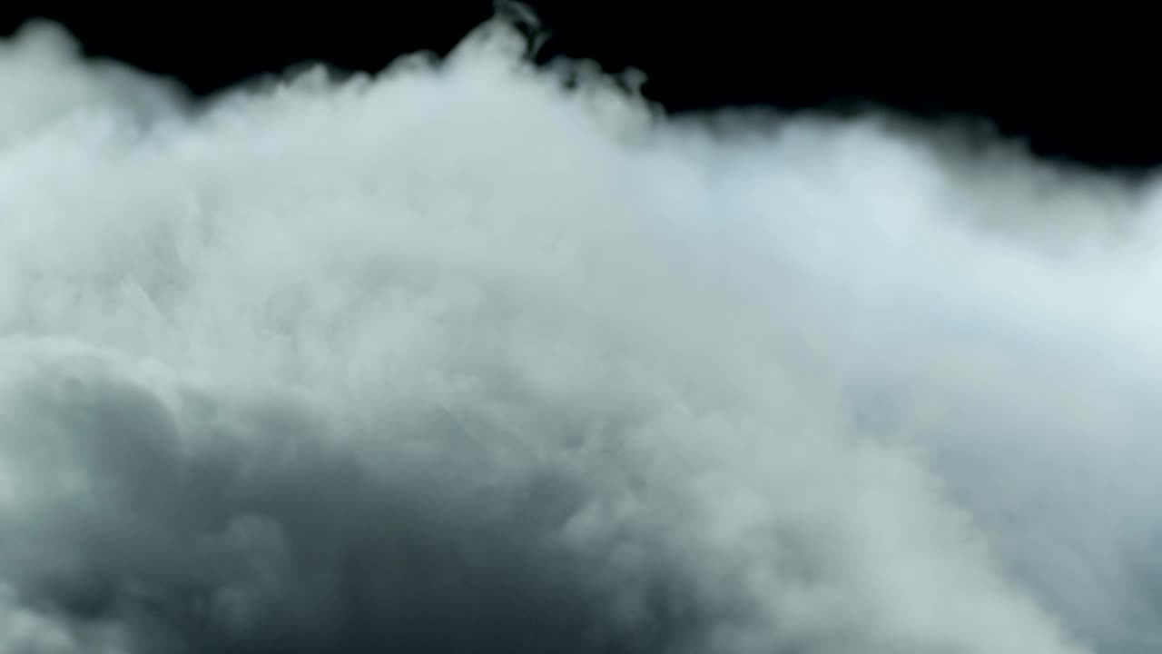 nubes de humo de hielo seco realista