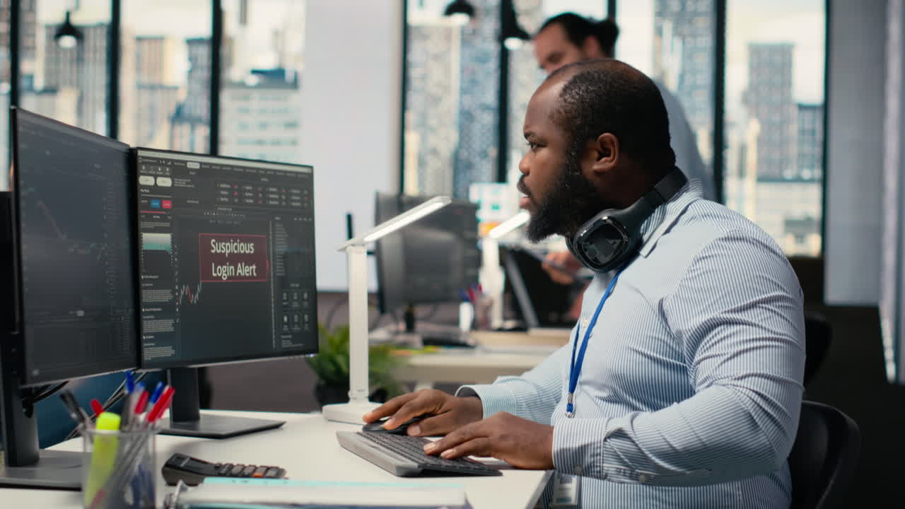 Prop firm day trader panicked by suspicious login attempt warning