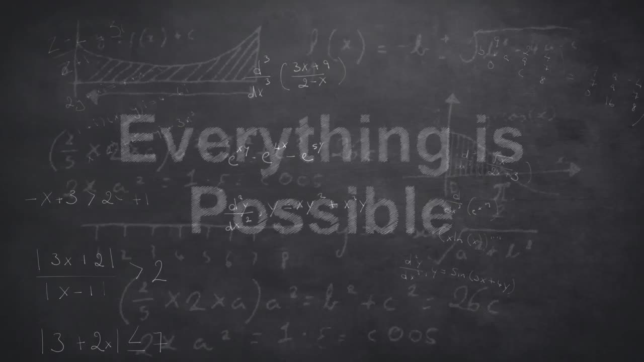 모든 것의 애니메이션은 수학적 방정식에 대한 텍스트가 가능합니다.