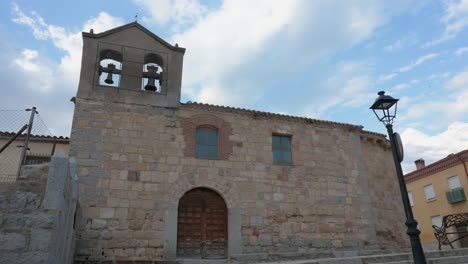 the medieval church in avila, spain, showcases stunning romanesque architecture. its intricate stonework and historical significance make it a must-see landmark in this unesco world heritage city.