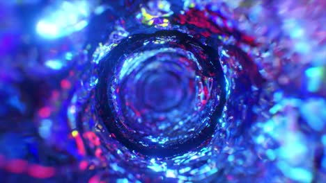 abstract glowing tunnel vortex