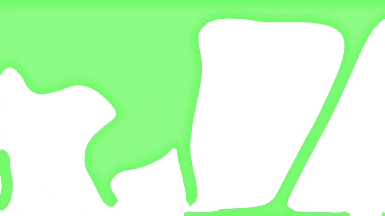 추상 밝은 녹색 액체 파도 미래 모션 배경 - 그래픽 애니메이션