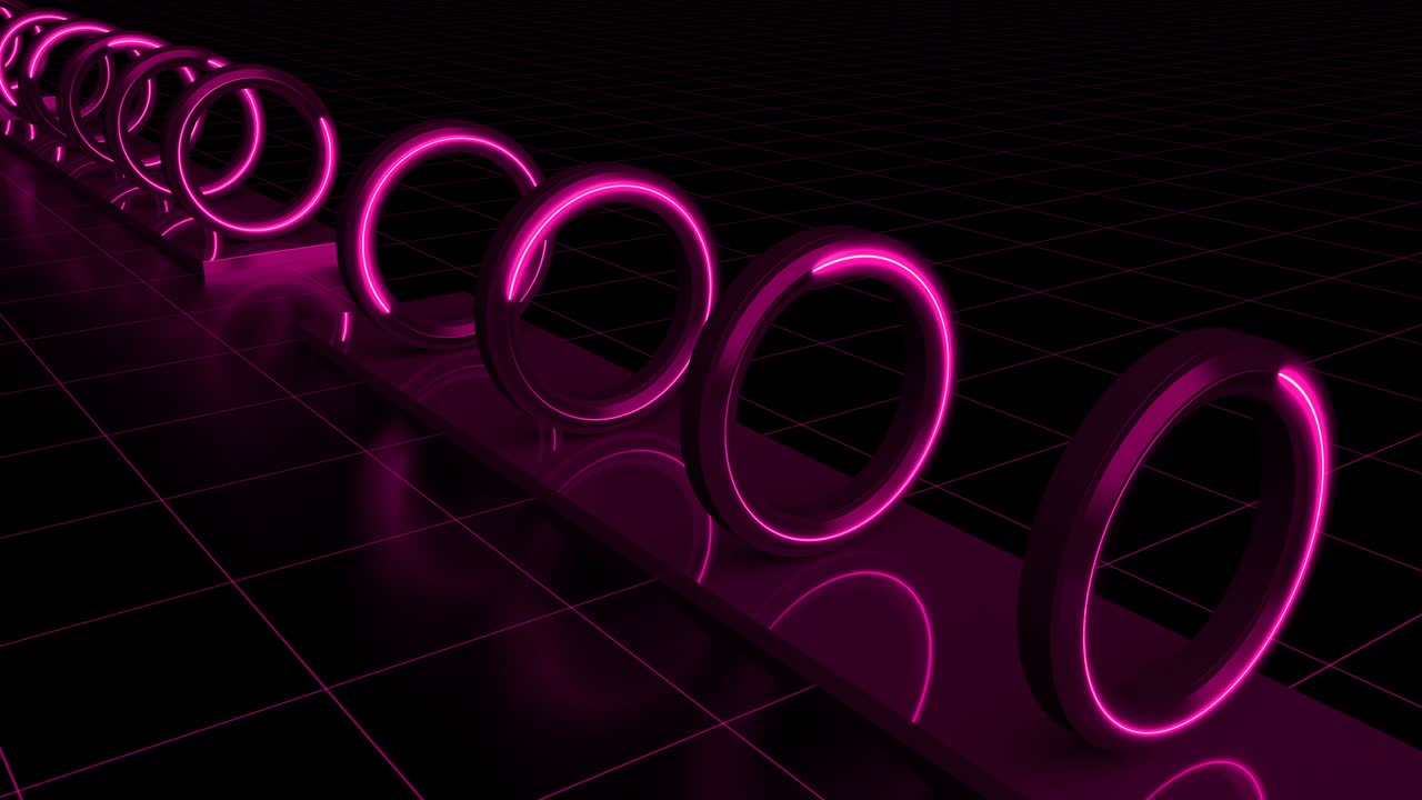 rendering 3d abstract geométrico moderno de fondo de túnel