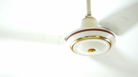 vintage white ceiling fan