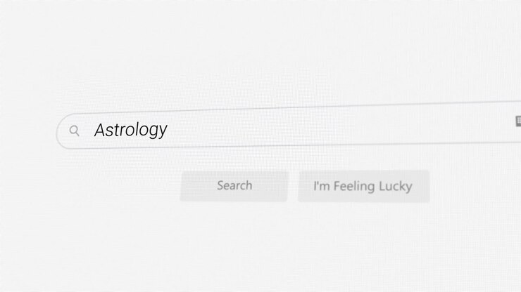 Ricerca di Astrologia sul browser Internet