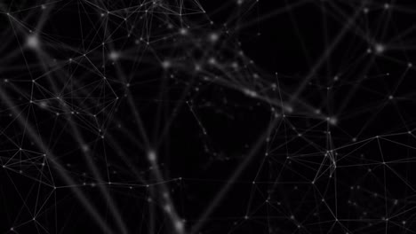 animation of network of connections on black background