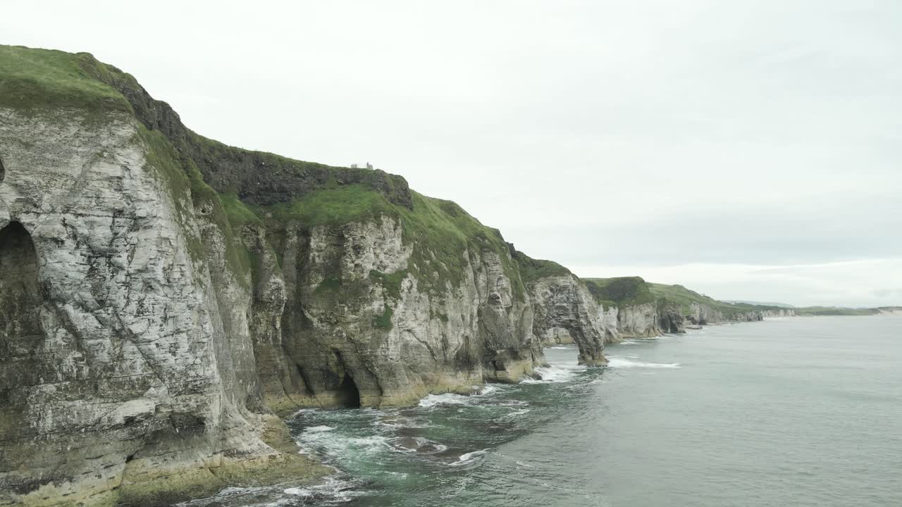 Hypnotic Whiterocks coastal park Portrush Denmark aerial