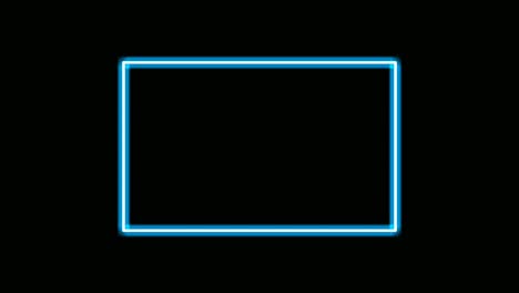 Multicolor-Neon-light-border-animation-on-black-background