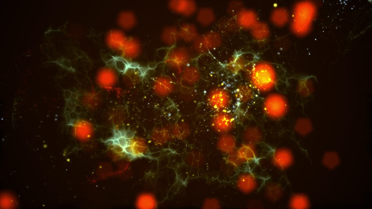 colores completos explosión de partículas en el video de stock pavo - país, explosión, partícula, círculo, brillante