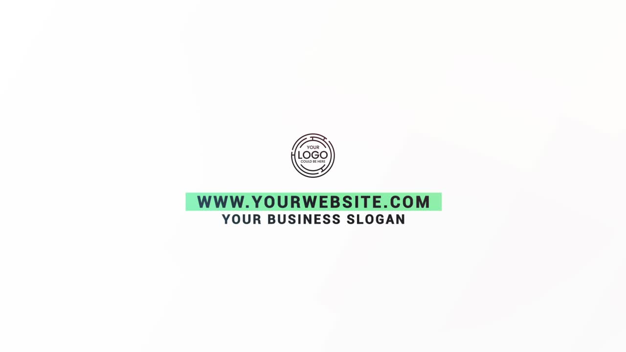 Modern Minimalist Website Header Template | Премиум Стоковые видеоматериалы