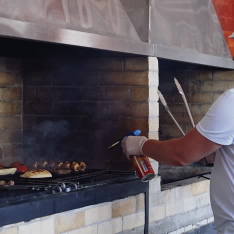 preparing of restaurant dish
