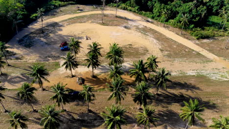 Revelación-Aérea-Del-Campo-En-Tailandia