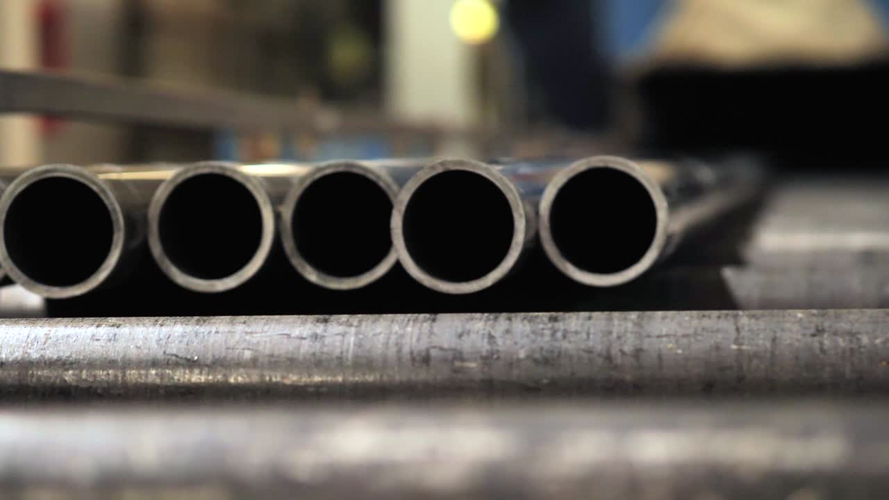 planta de tuberías metálicas