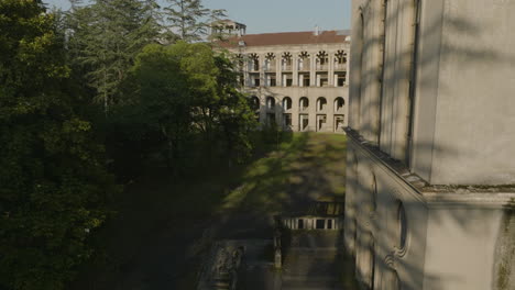 abandoned soviet sanatorium miner in tskaltubo near kutaisi, imereti province, georgia