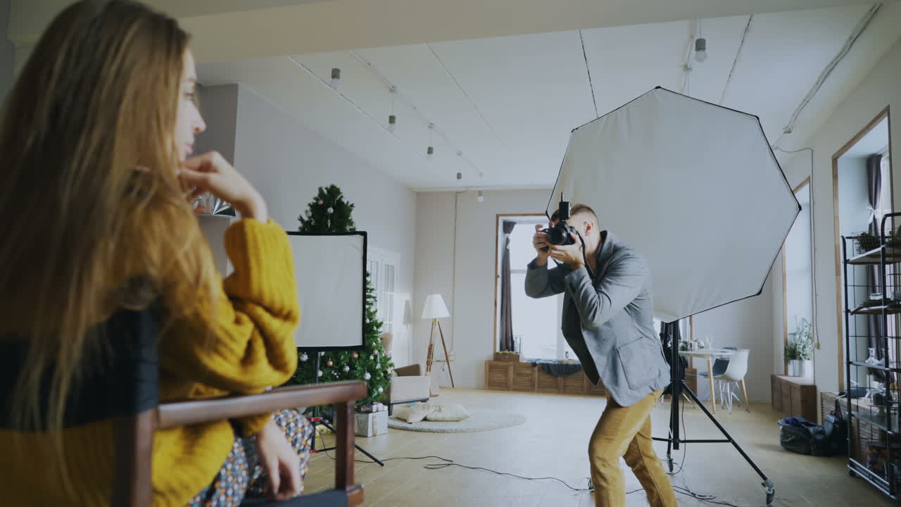 Professional Photographer taking a Portrait Photo