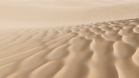 rippling patterns of desert sand dunes