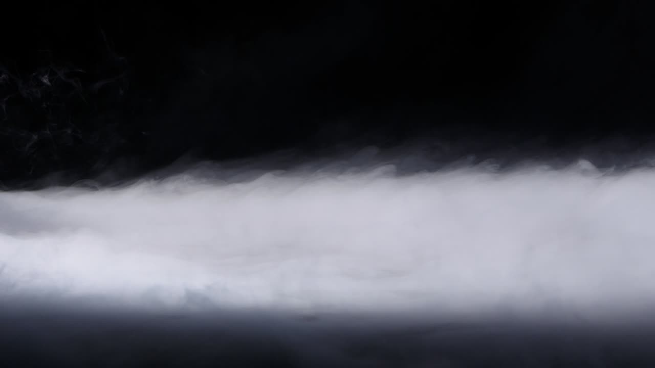 현실적인 건조 얼음 연기 구름 안개