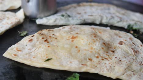 freshly made gozleme turkish flatbread