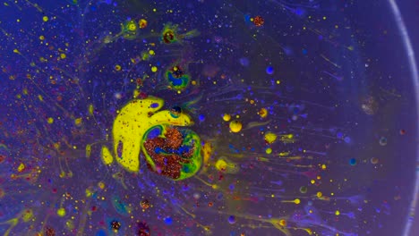 abstract color oil bubbles