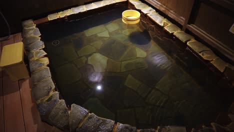 Japanese Onsen, Natural Hot Spring Bath in Ryokan