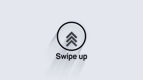 modern arrow, great design for any purposes. alpha channel without background. swipe up animation footage.