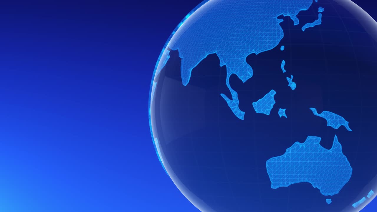 3d 세계 뉴스 배경 루프